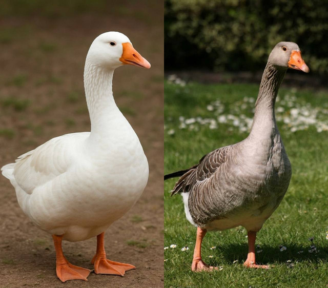 Гусята Линда, Крупно Серый